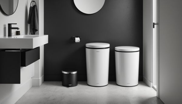 Poubelles de salle de bain : alliez style et fonctionnalité